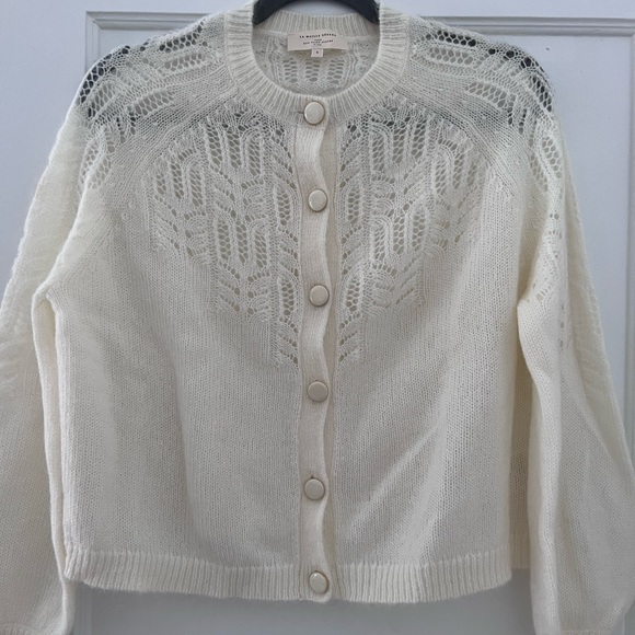 Sezane TONIO Sweater Jumper in Ecru - Picture 4 of 7